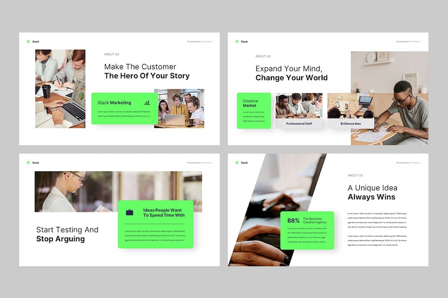 创业融资项目路演球场平台Keynote模板 - PPT派