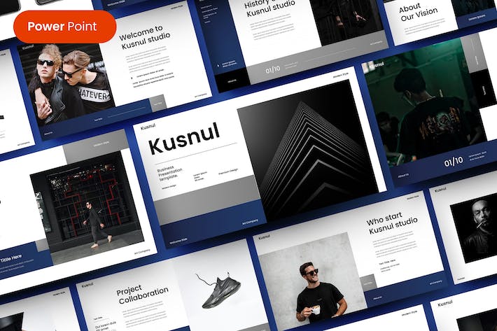 商务品牌推广设计策略营销方案PPT模板 - PPT派