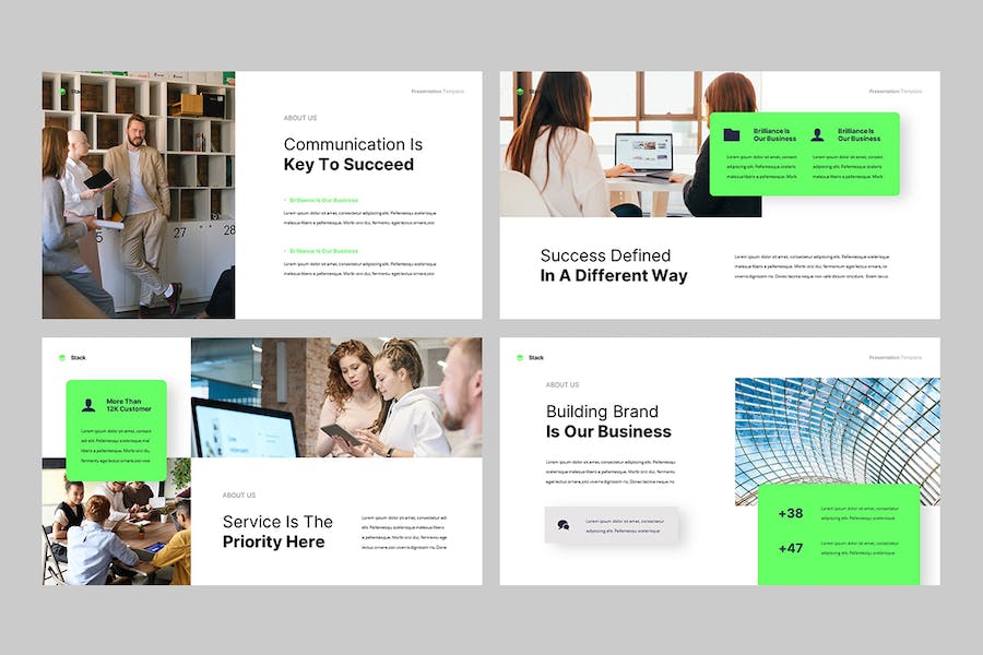 创业融资项目路演球场平台Keynote模板 - PPT派