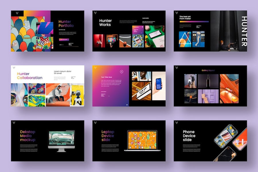 创意品牌营销商务推广展示Keynote模板 - PPT派