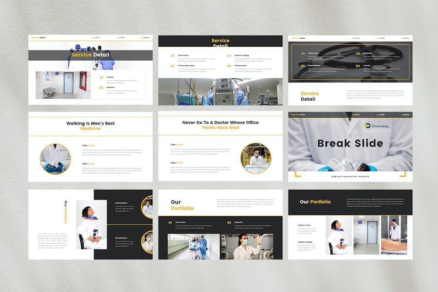 医院诊所专业讲座Keynote模板 - PPT派