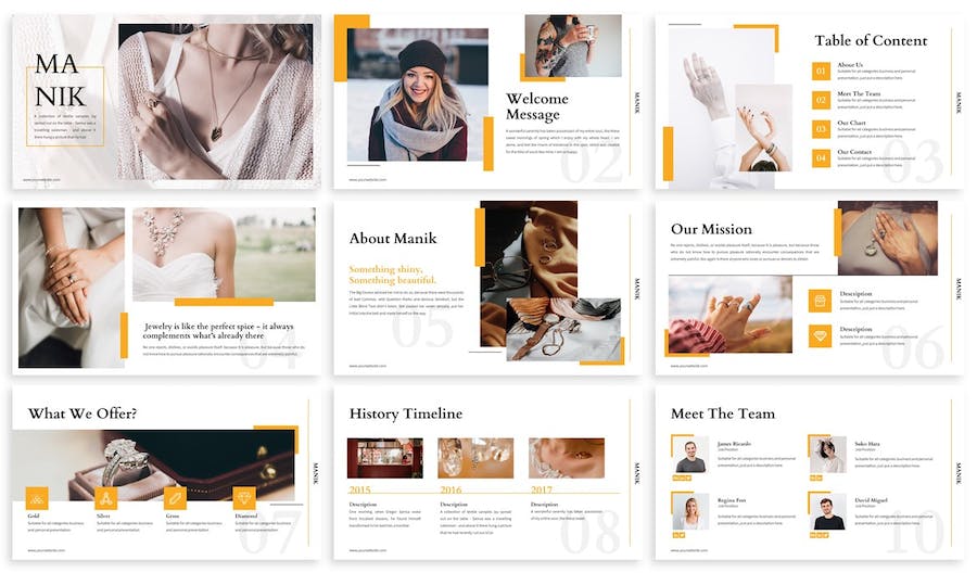 服装配饰产品展示讲述Keynote模板 - PPT派