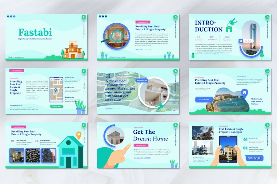 房地产项目销售推介PPT模板 - PPT派