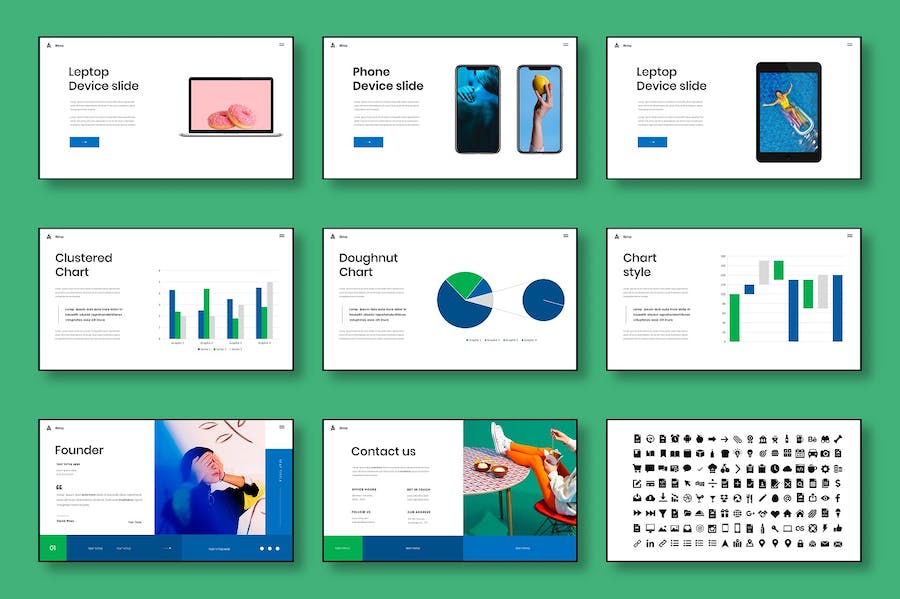 商务工作汇报总结演讲Keynote模板 - PPT派