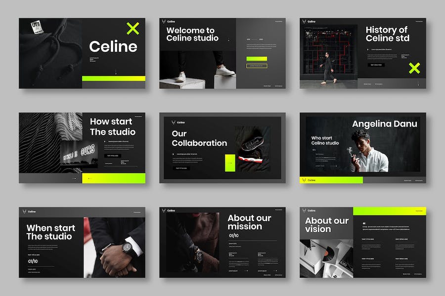 绿色科技商务企业宣传Keynote模板 - PPT派