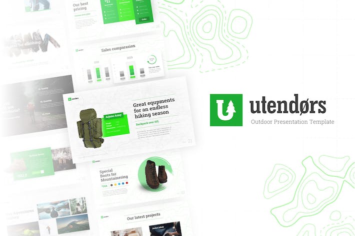 Utendors-outdoor-equipment-powerpoint-template- PPT派