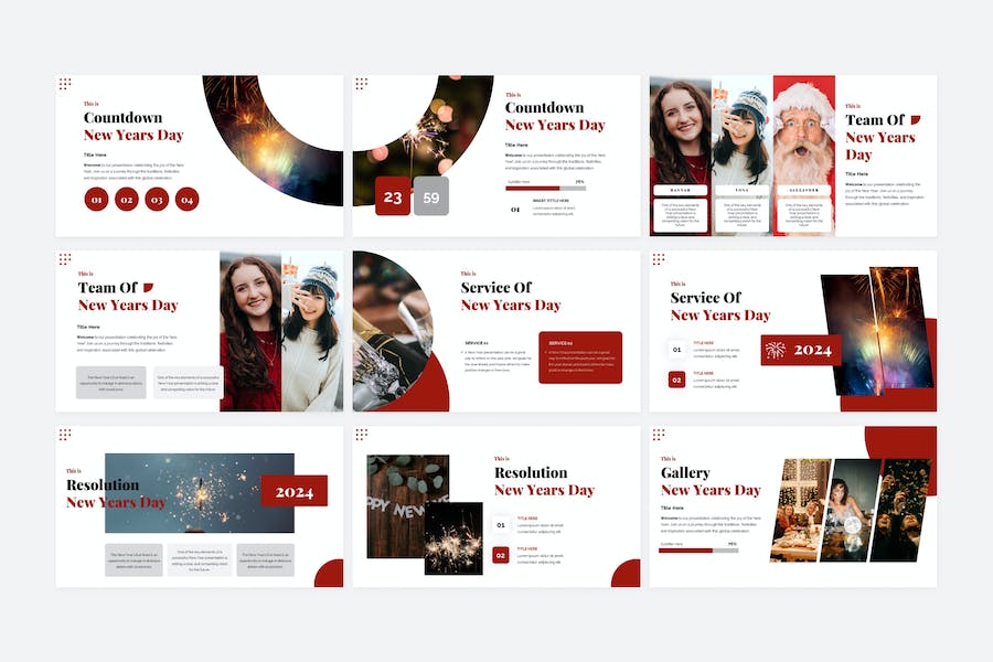 新年主题贺岁祝福文化展示PPT模板 - PPT派