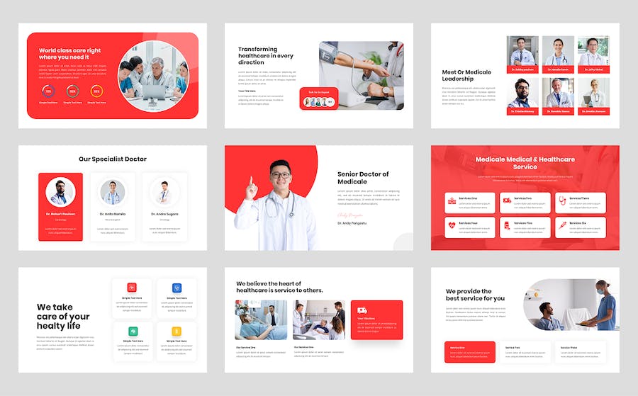 医疗保健健康管理知识普及Keynote模板 - PPT派