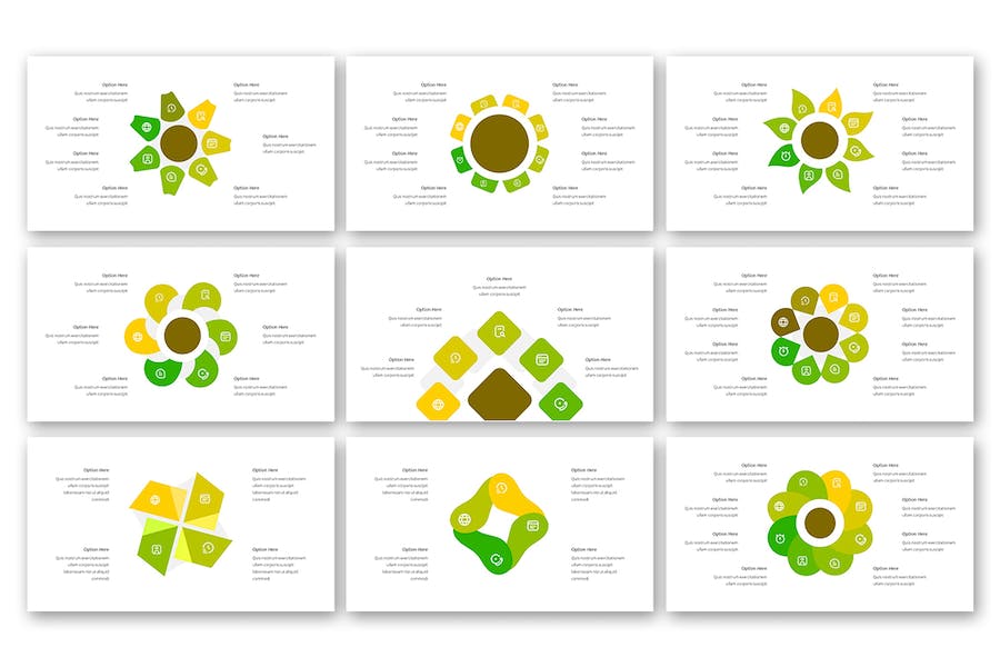 离子科学研究信息图形可视化PowerPoint模板 - PPT派