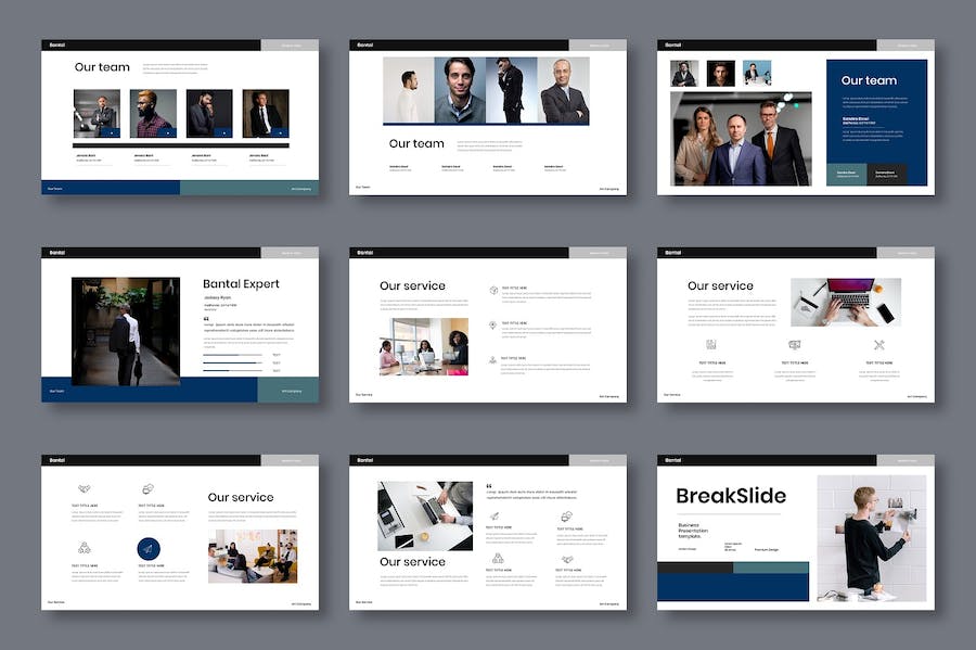 商务业务工作总结汇报Keynote模板 - PPT派