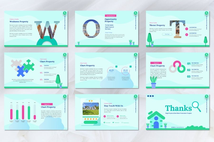 房地产项目销售推介PPT模板 - PPT派