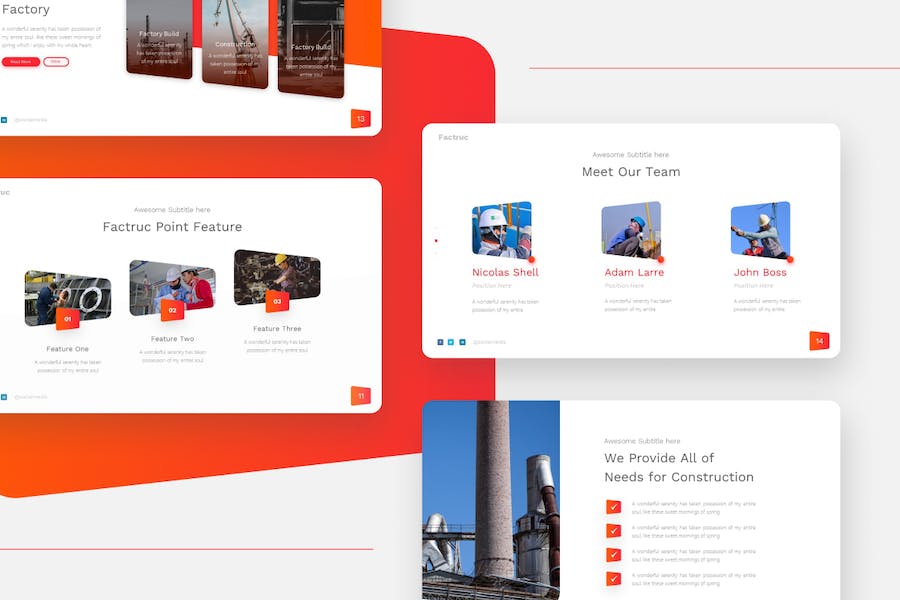 Factruc-factory-construction-powerpoint-template - PPT派