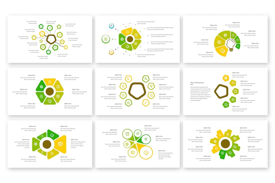 离子科学研究信息图形可视化PowerPoint模板 - PPT派