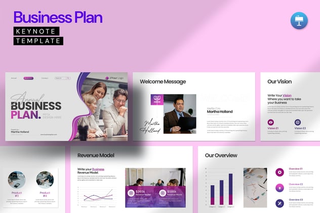 商业计划融资演讲说明Keynote模板 - PPT派