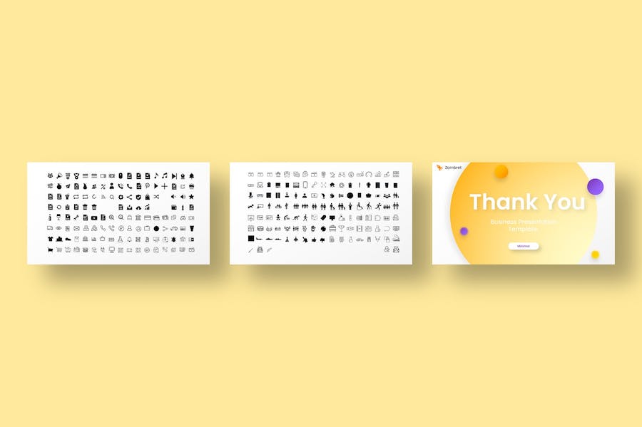 创意商务企业品牌展示PPT模板 - PPT派