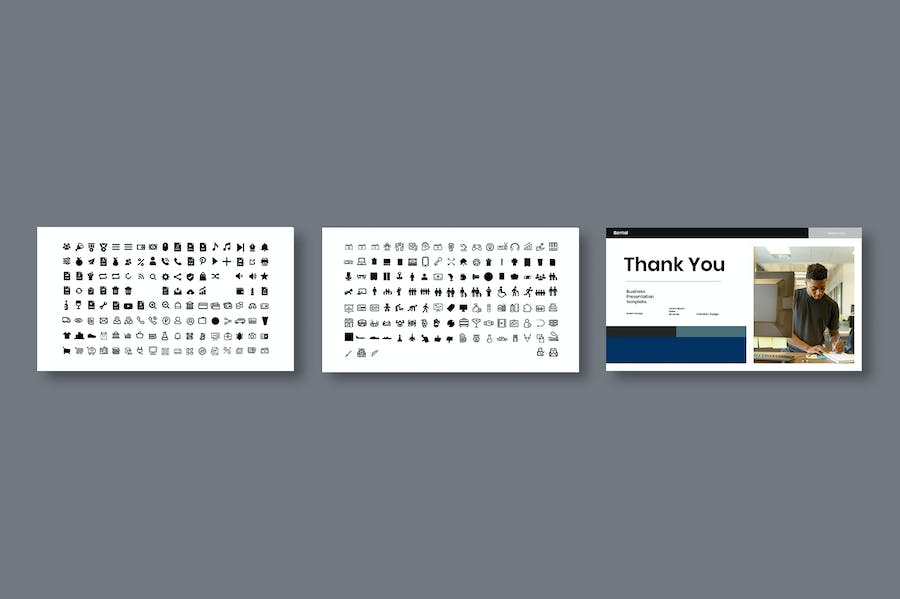 商务业务工作总结汇报Keynote模板 - PPT派