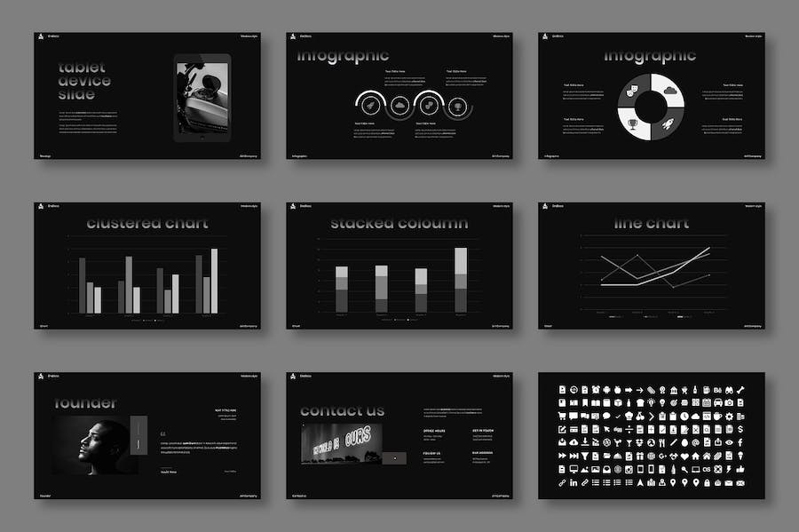 商务企业长期发展战略规划Keynote模板 - PPT派