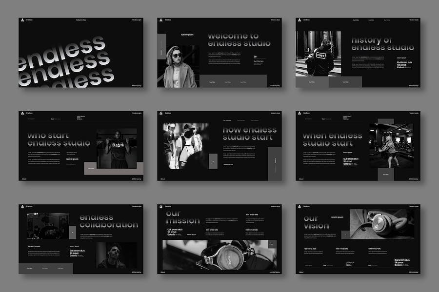 商务企业长期发展战略规划Keynote模板 - PPT派