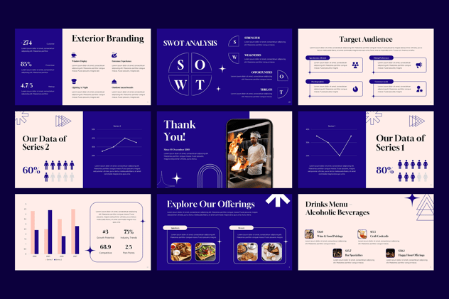 餐饮品牌建设营销推广方案PPT模板 - PPT派