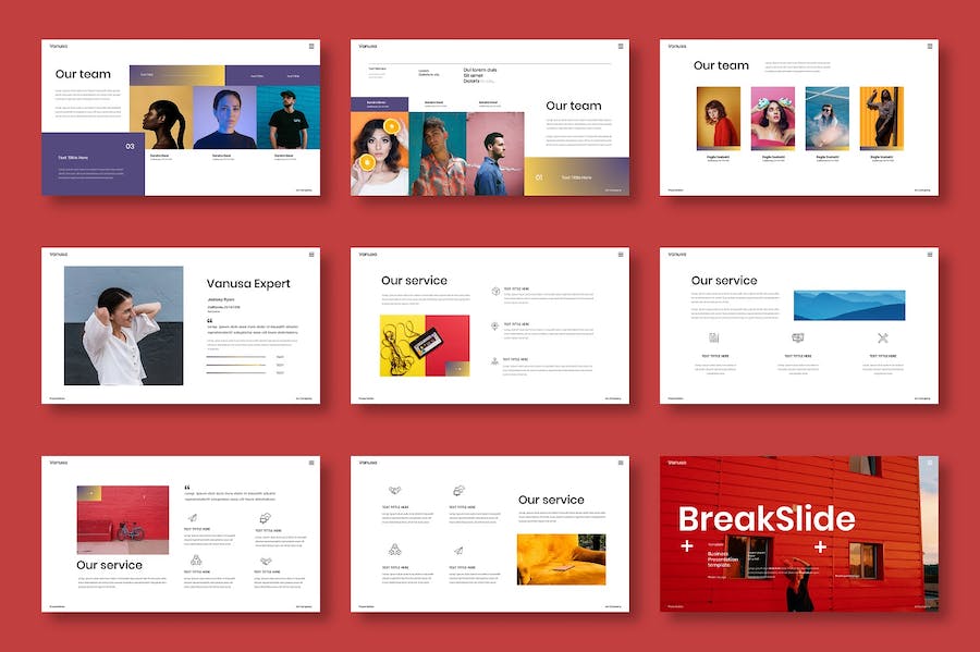 商务企业品牌形象宣传PPT模板 - PPT派