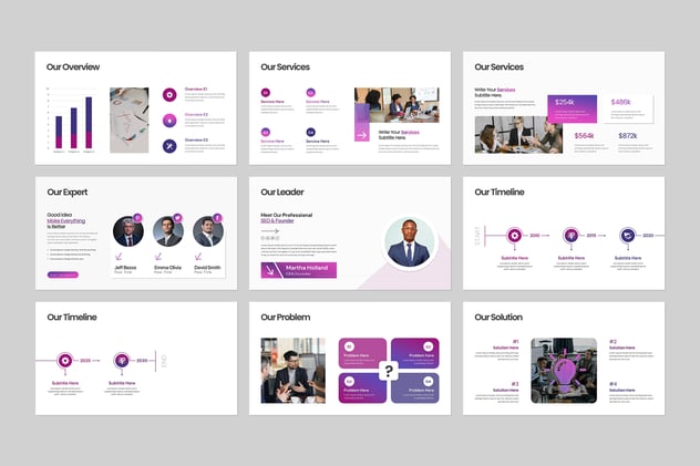 商业计划融资演讲说明Keynote模板 - PPT派