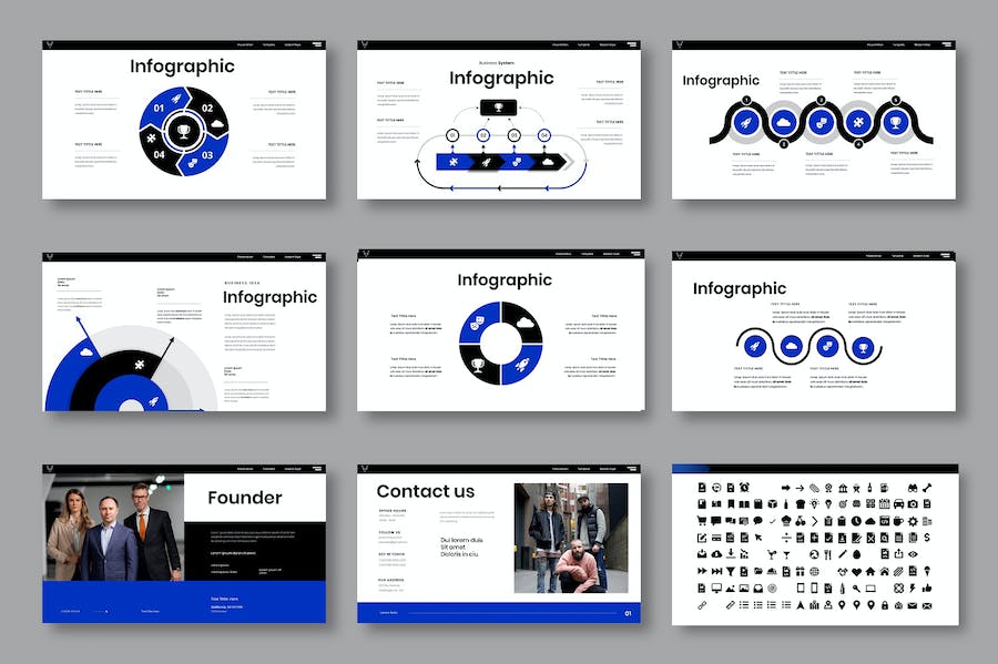 商务业务品牌推广融资Keynote模板 - PPT派