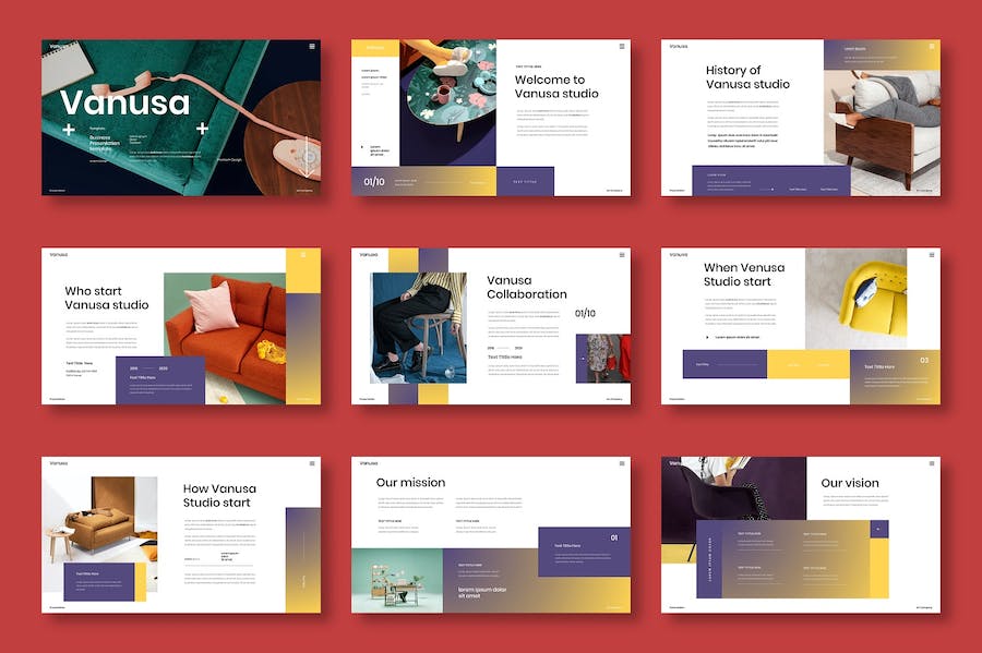 商务企业品牌形象宣传PPT模板 - PPT派