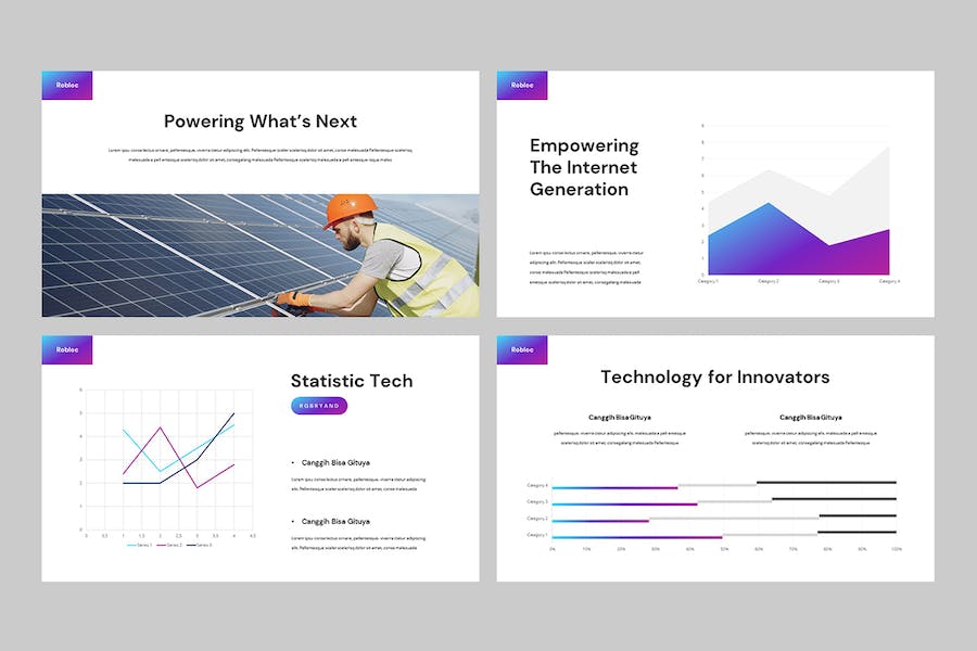科技创新技术产品功能展示Keynote模板 - PPT派