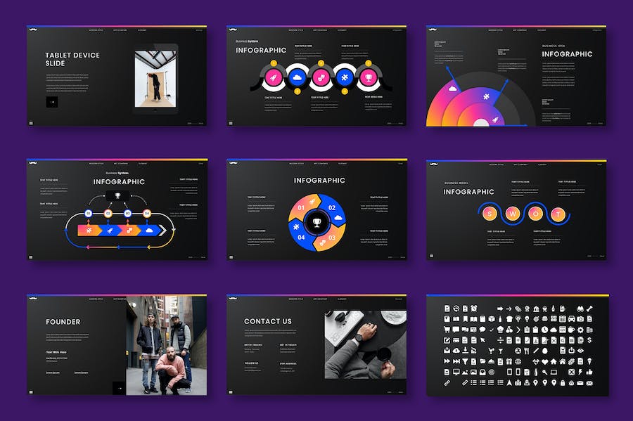 商务品牌推广融资计划书Keynote模板 - PPT派