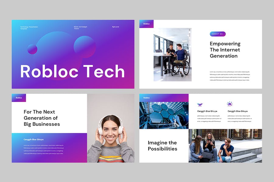 科技创新技术产品功能展示Keynote模板 - PPT派