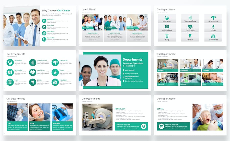 医疗诊疗专业讲座Keynote模板 - PPT派