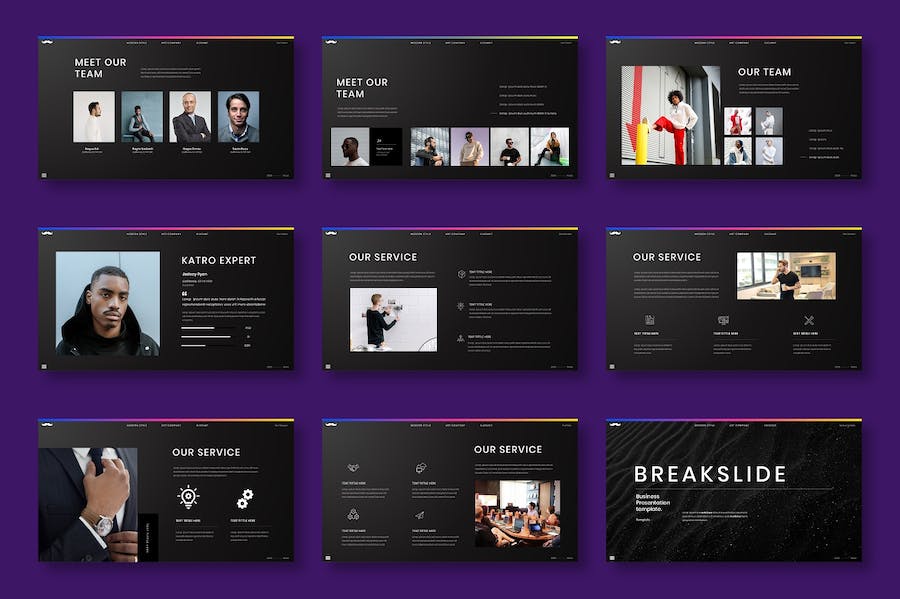 商务品牌推广融资计划书Keynote模板 - PPT派