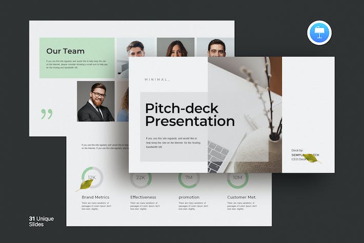 商务融资路演演讲计划Keynote模板 - PPT派