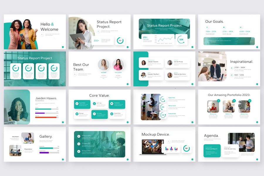 项目进度状态报告汇报Keynote模板 - PPT派