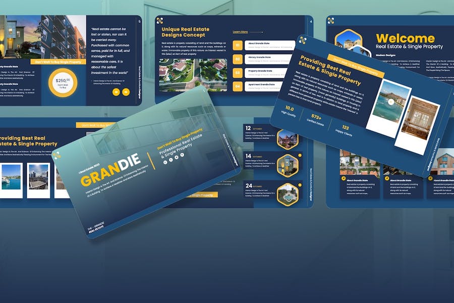 房地产讲述展示销售方案推介PPT模板 - PPT派