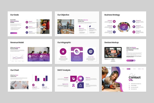 商业计划融资演讲说明Keynote模板 - PPT派