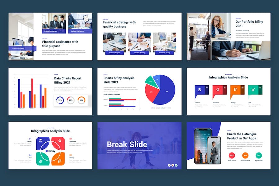 商务财务领域展 PPT模板 - PPT派