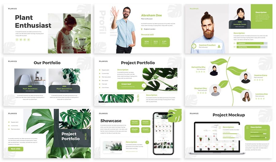 自然生态讲述展示规划设计应用PPT模板 - PPT派