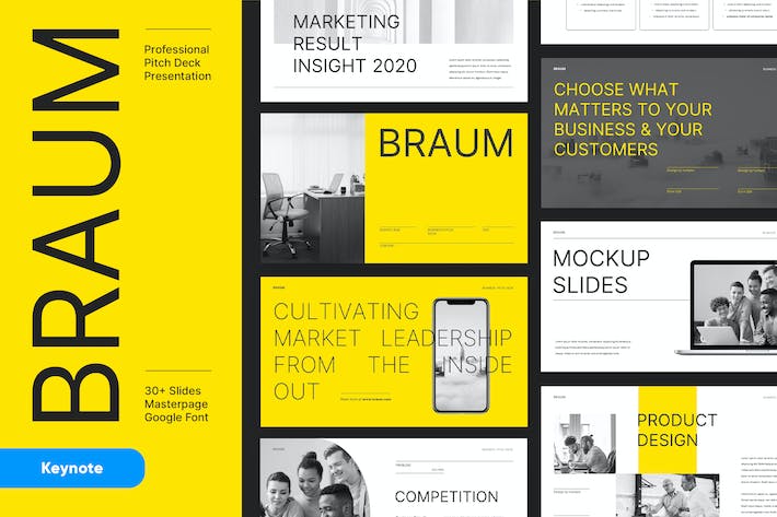 商务融资路演演讲Keynote模板 - PPT派