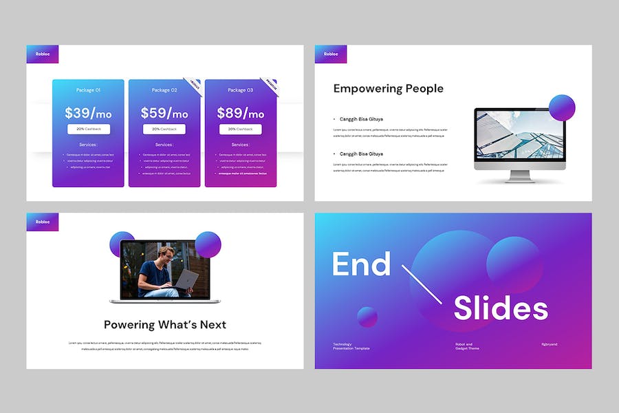 科技创新技术产品功能展示Keynote模板 - PPT派