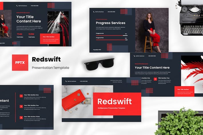 创意多用途讲述展示设计应用推广PPT模板 - PPT派