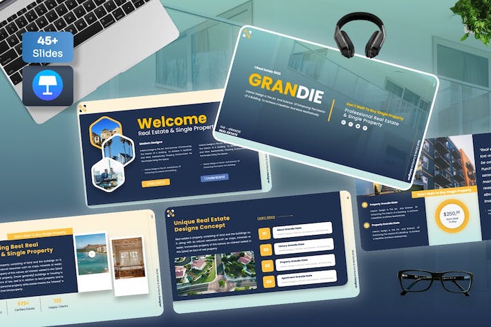 房地产讲述展示销售推介方案Keynote模板 - PPT派