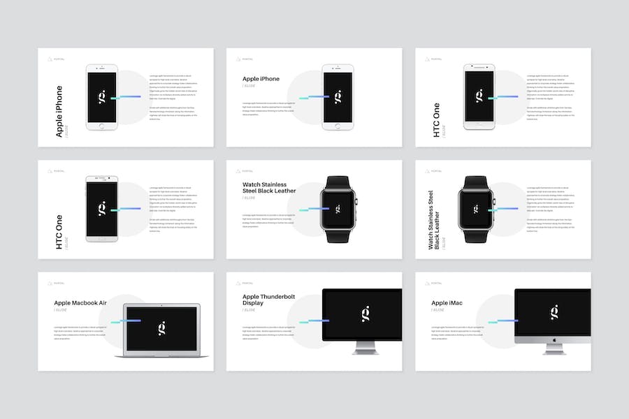 门户网站项目介绍Keynote模板 - PPT派