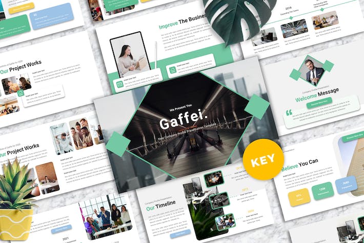 公司企业简介介绍展示Keynote模板 - PPT派