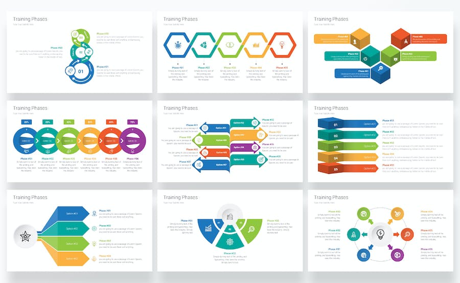 培训课程阶段规划PPT模板 - PPT派