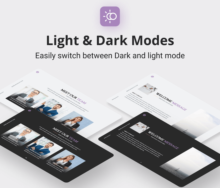 极简多用途商务汇报PPT模板 - PPT派