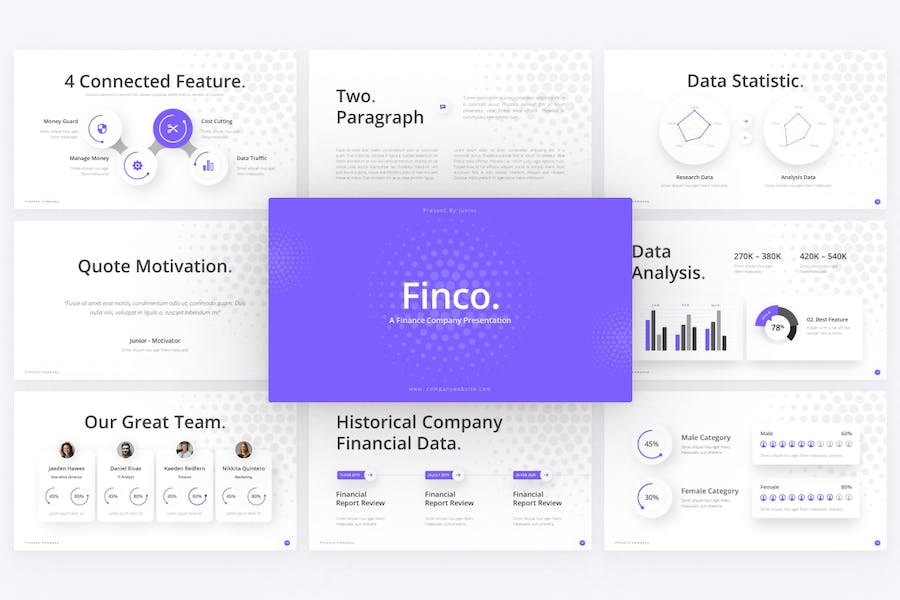 FinCo-财务-PowerPoint-模板 - PPT派