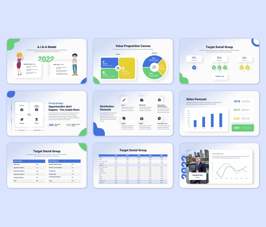 年度商业计划书国外高级PPT模板 - PPT派