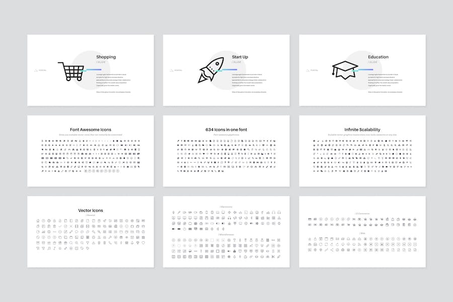 门户网站项目介绍Keynote模板 - PPT派