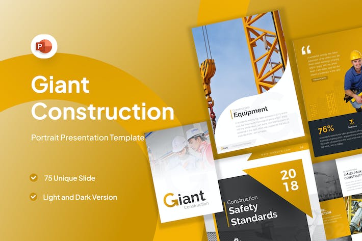 Giant-construction-portrait-powerpoint-template - PPT派